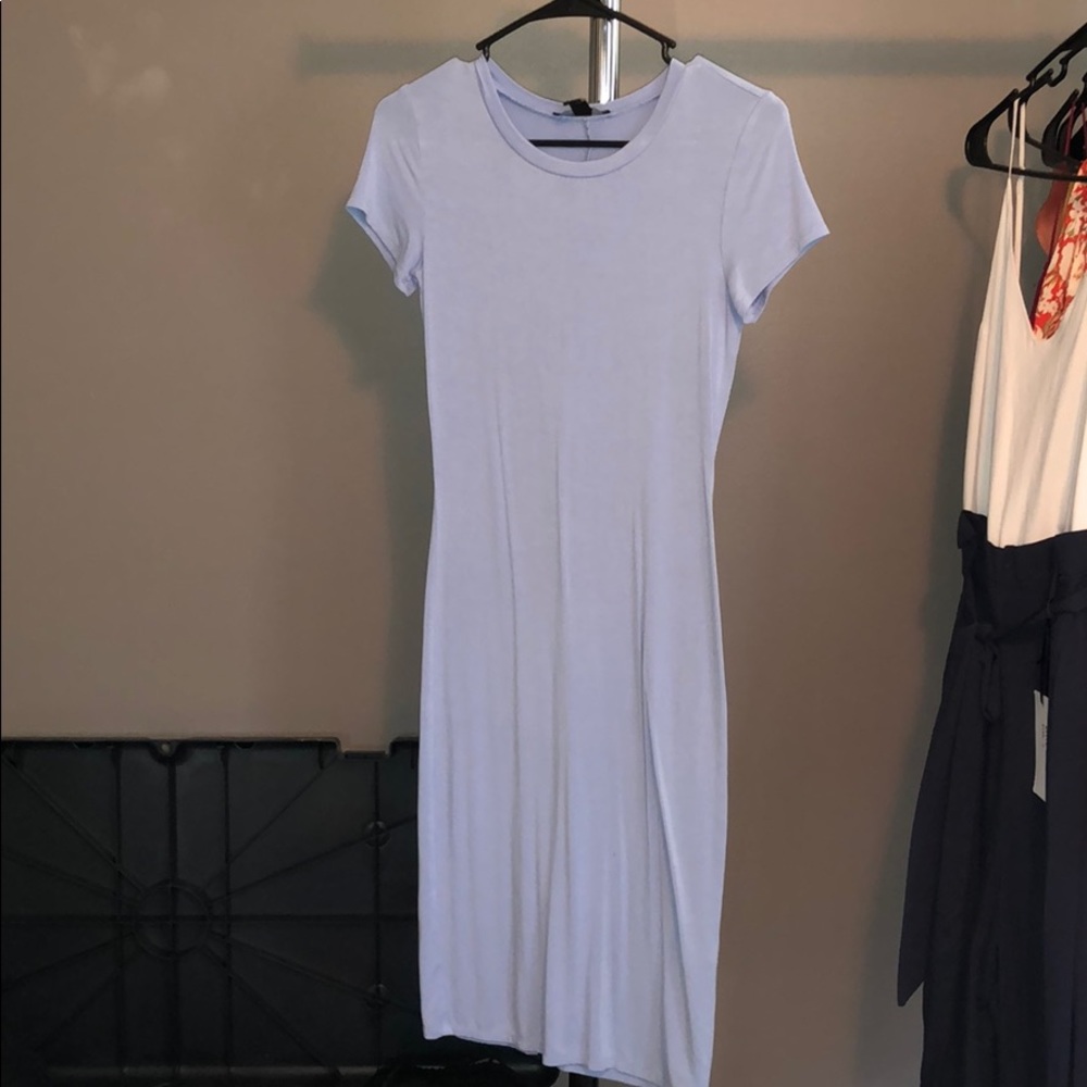 Baby Blue T-Shirt Dress